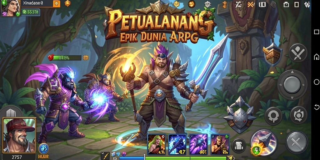 Screenshot gameplay 2757 yang menakjubkan di dunia ARPG.