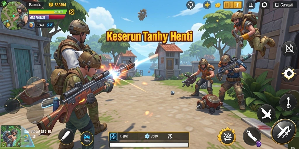 Tangkapan layar gameplay <strong>8364</strong> yang penuh warna dan menyenangkan.