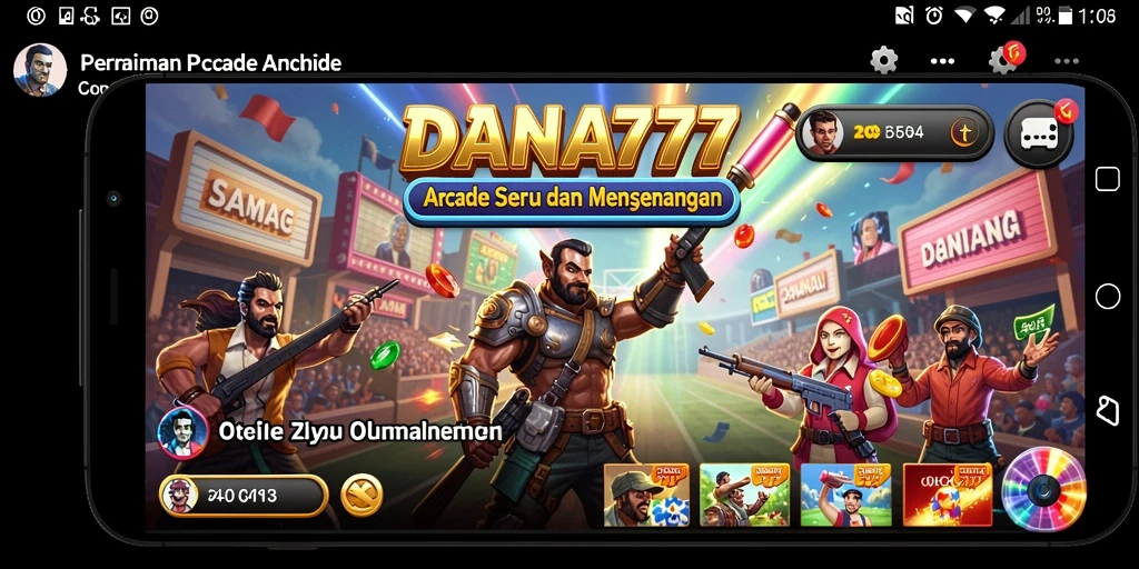 Tampilan gameplay menarik dari DANA777 dengan level yang penuh tantangan.
