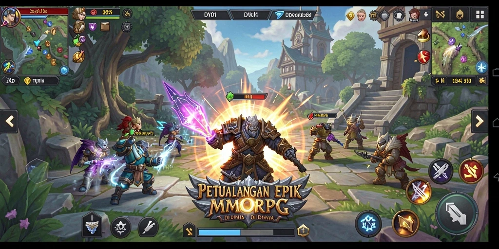Gameplay menakjubkan di dunia <strong>DY01</strong> dengan pertempuran seru.
