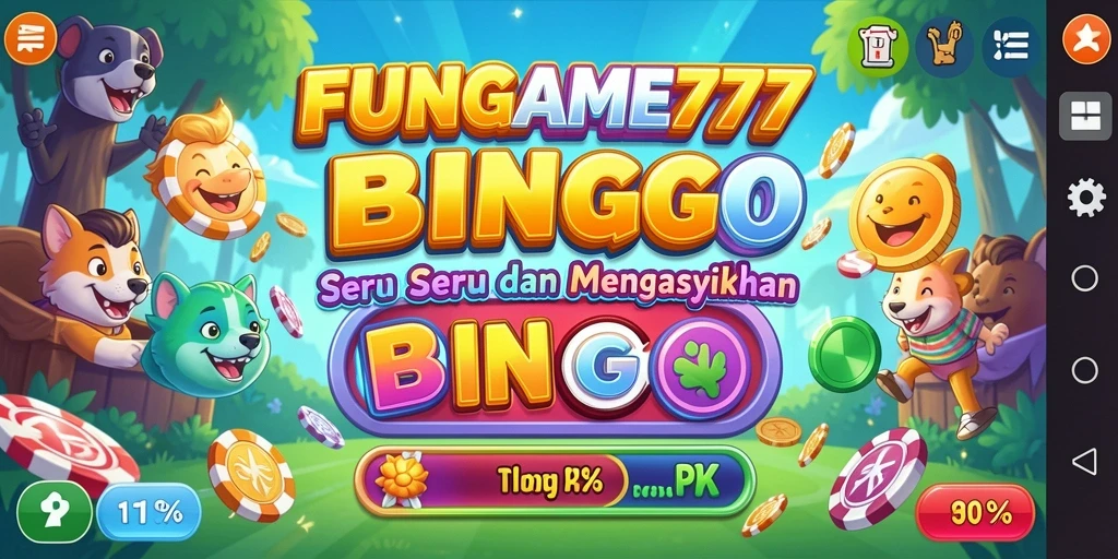 Tampilan menarik dari gameplay Bingo di FUNGAME777.