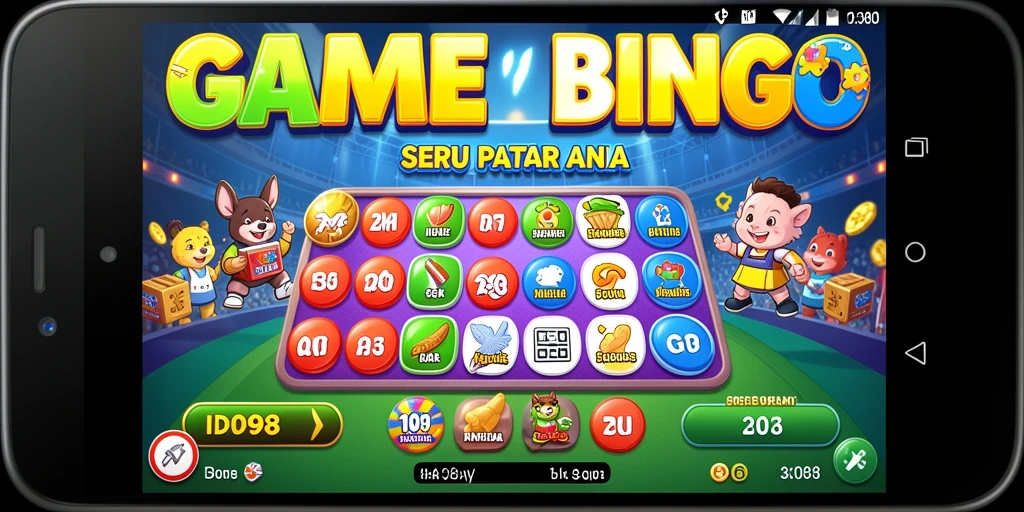 Screenshot gameplay ID098 yang menampilkan keseruan Bingo.