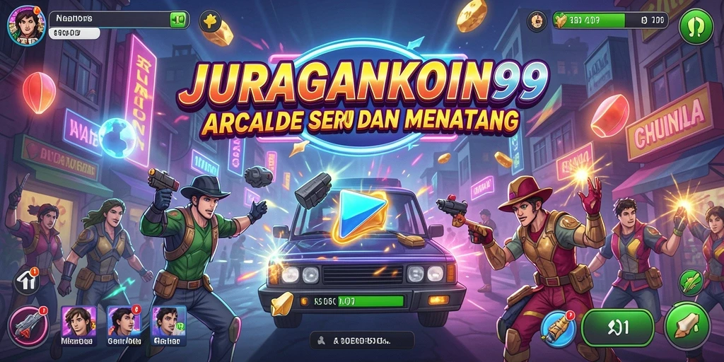 Tampilan gameplay seru yang ditawarkan oleh JURAGANKOIN99.