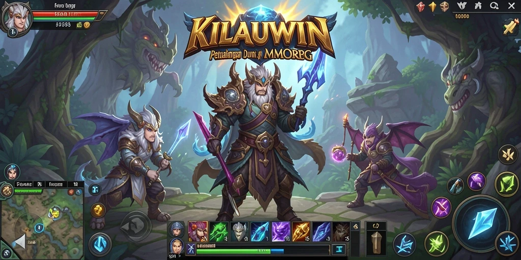 Screenshot gameplay KILAUWIN menampilkan aksi seru dalam dunia MMORPG.