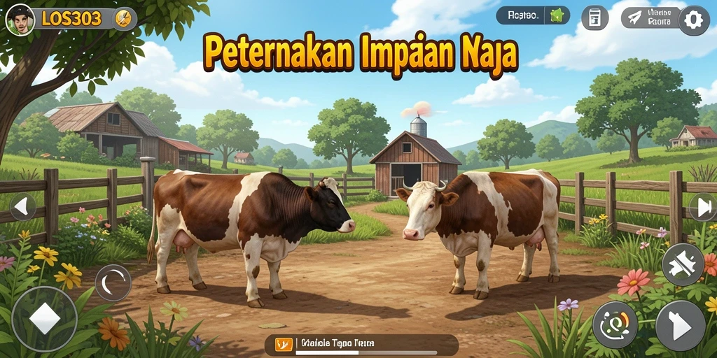 Gameplay yang menarik dengan berbagai aktivitas bertani.
