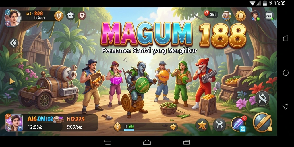 Screenshot gameplay MAGNUM188 yang menampilkan keseruan permainan santai.