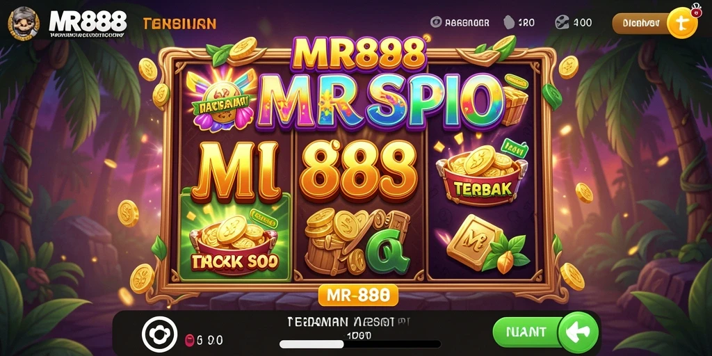 Screenshot gameplay MR888 yang menampilkan keseruan permainan Slot.