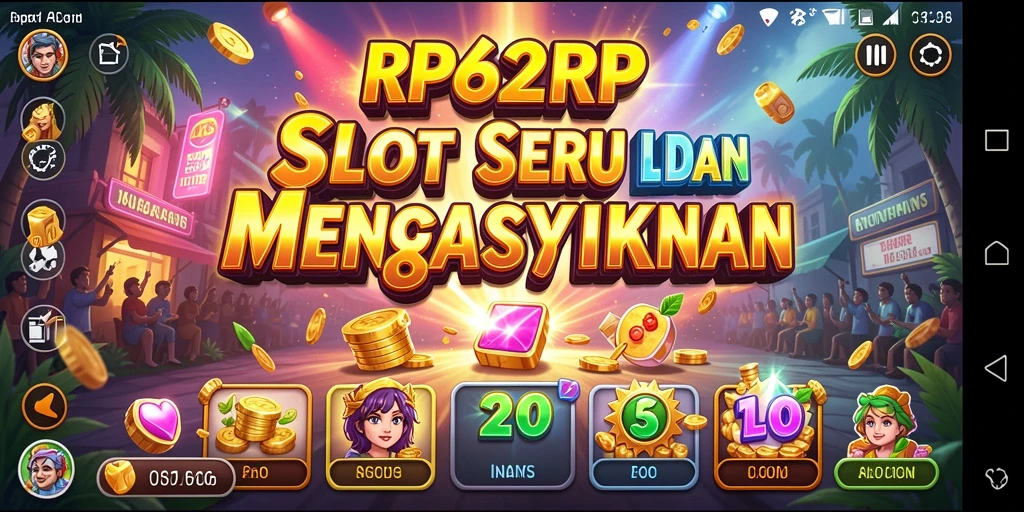 Tampilan gameplay Slot RP62RP yang seru dan mengasyikkan.