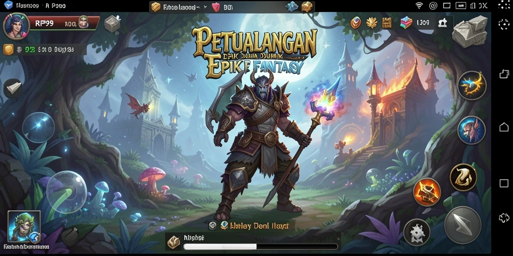 Screenshot gameplay RP99 yang menunjukkan aksi petualangan mengasyikkan.