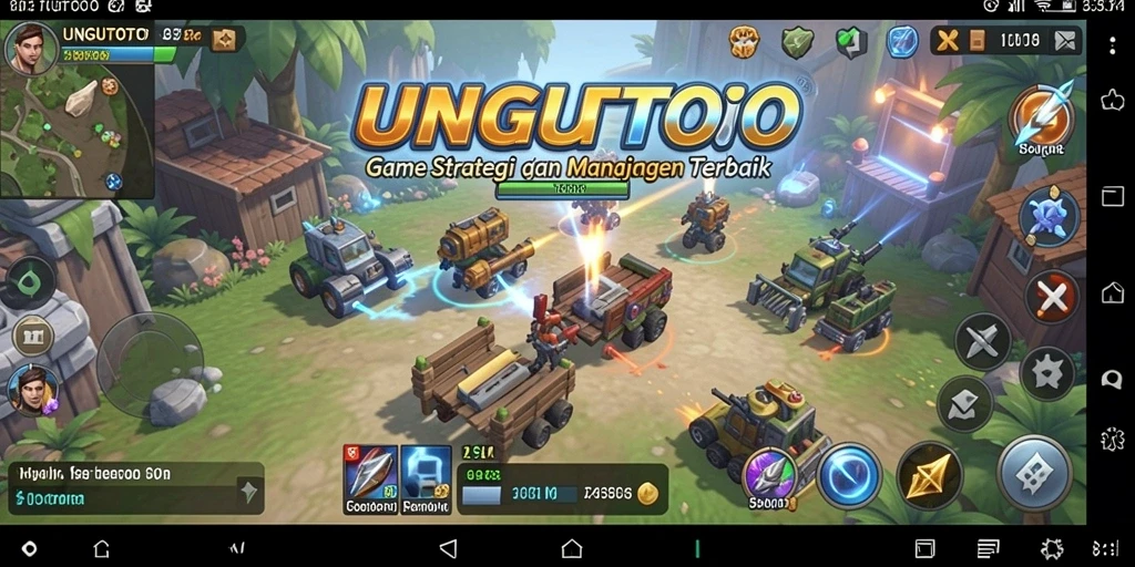 Tampilan gameplay UNGUTOTO yang menarik dan menarik perhatian.