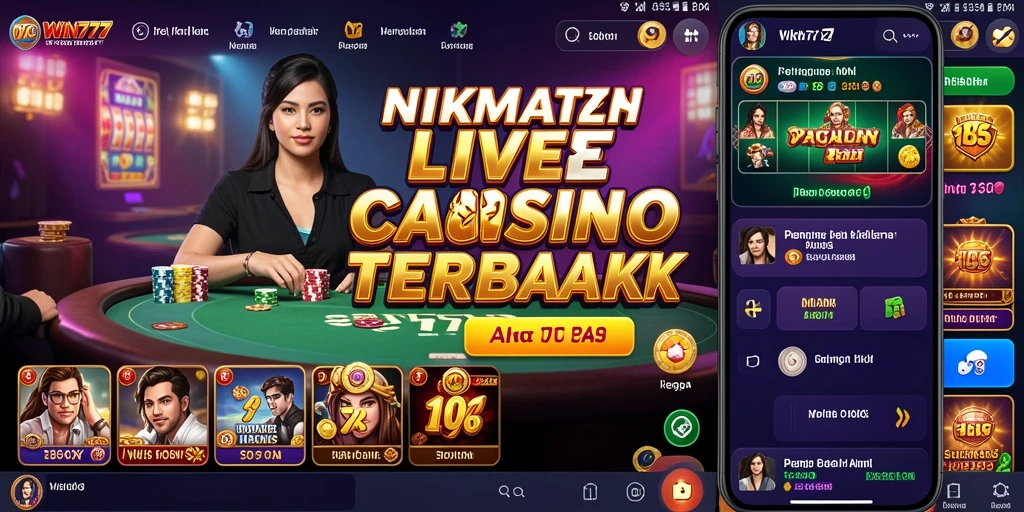 Gameplay Live Casino yang mendebarkan dan interaktif di WIN777.